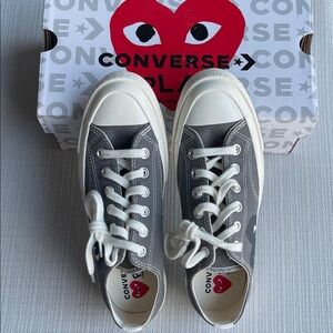 Comme des Garçons PLAY x Converse Chuck Taylor Hidden Heart Low Top Sneaker